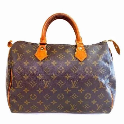 Louis Vuitton Vintage Pre-owned Canvas handvskor Brown, Dam