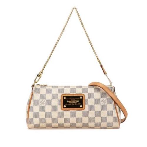 Louis Vuitton Vintage Pre-owned Canvas handvskor White, Dam