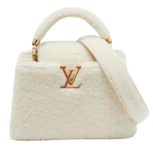 Louis Vuitton Vintage Pre-owned Laeder handvskor White, Dam