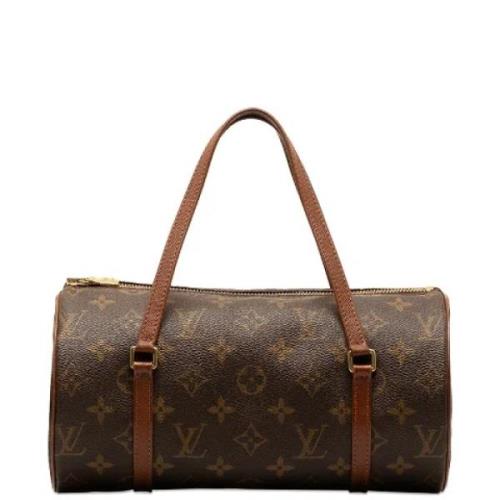 Louis Vuitton Vintage Pre-owned Canvas handvskor Brown, Dam