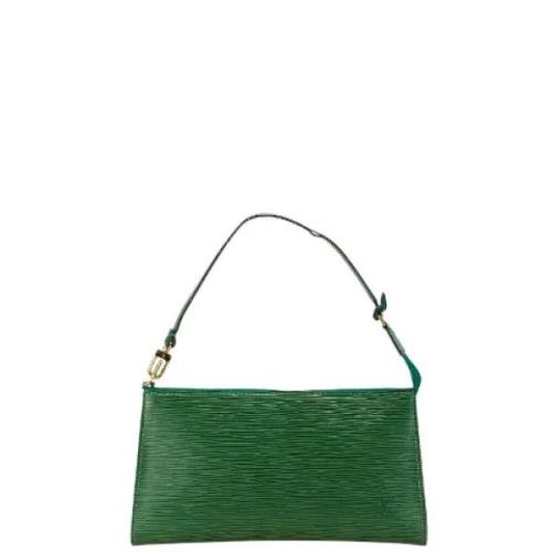 Louis Vuitton Vintage Pre-owned Laeder kuvertvskor Green, Dam