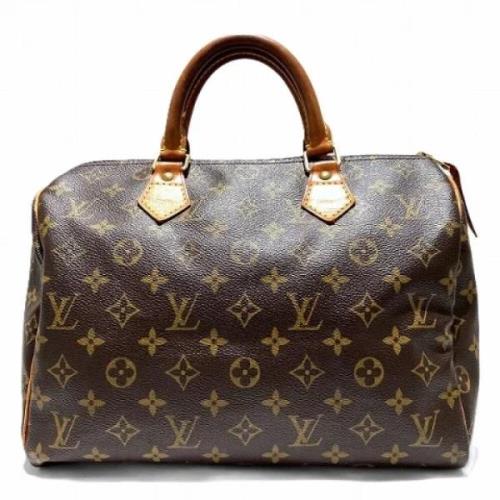 Louis Vuitton Vintage Pre-owned Canvas handvskor Brown, Dam