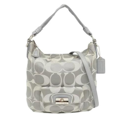 Coach Pre-owned Pre-owned Tyg handvskor Gray, Dam