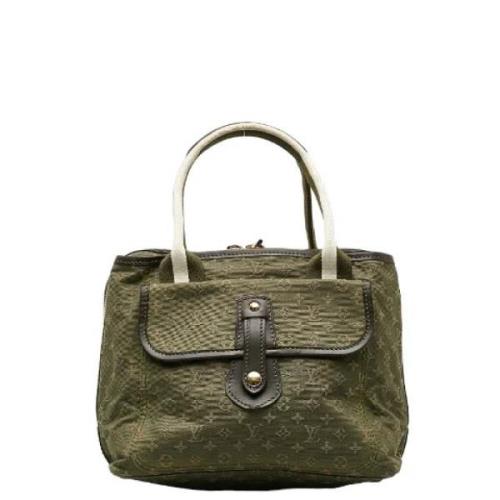 Louis Vuitton Vintage Pre-owned Canvas handvskor Green, Dam