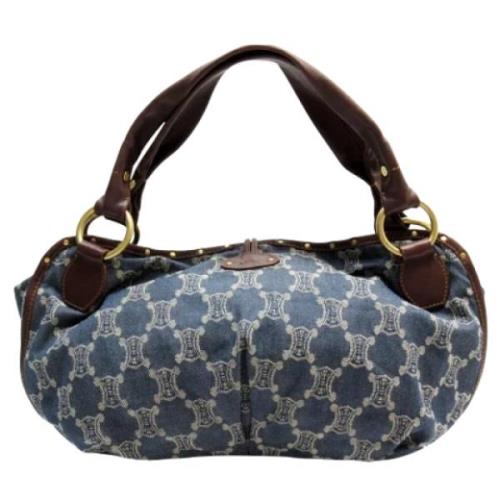 Celine Vintage Pre-owned Canvas celine-vskor Blue, Dam