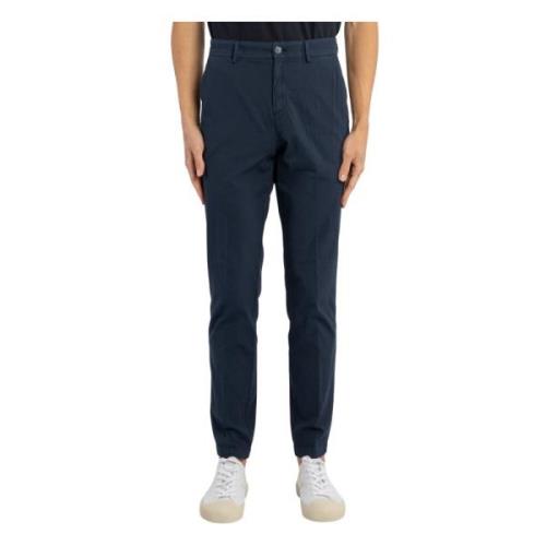 Cruna Slim-fit Trousers Blue, Herr