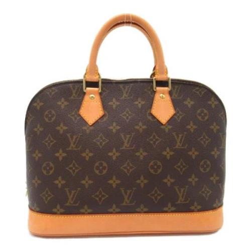 Louis Vuitton Vintage Pre-owned Canvas handvskor Brown, Dam