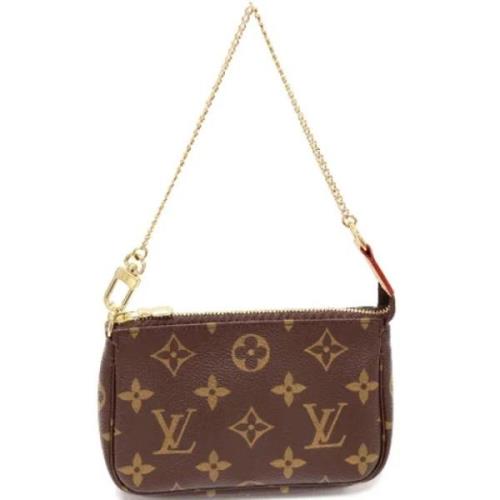 Louis Vuitton Vintage Pre-owned Canvas handvskor Brown, Dam