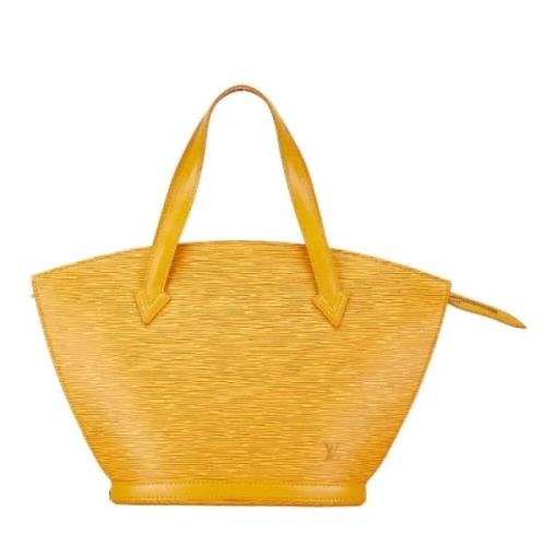 Louis Vuitton Vintage Pre-owned Laeder handvskor Yellow, Dam