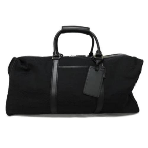 Coach Pre-owned Pre-owned Canvas handvskor Black, Dam