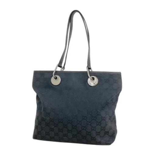 Gucci Vintage Pre-owned Canvas gucci-vskor Blue, Dam