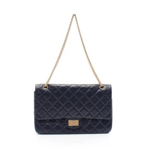 Chanel Vintage Pre-owned Laeder chanel-vskor Blue, Dam