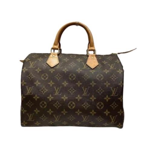 Louis Vuitton Vintage Pre-owned Canvas handvskor Brown, Dam