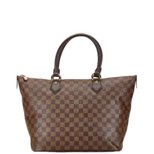 Louis Vuitton Vintage Pre-owned Canvas handvskor Brown, Dam