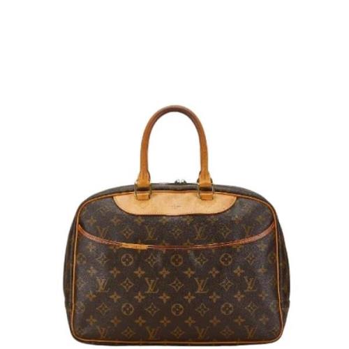 Louis Vuitton Vintage Pre-owned Canvas handvskor Brown, Dam