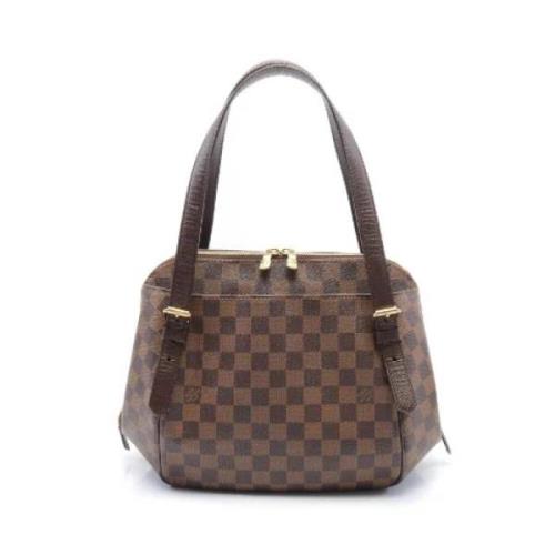 Louis Vuitton Vintage Pre-owned Canvas axelremsvskor Brown, Dam