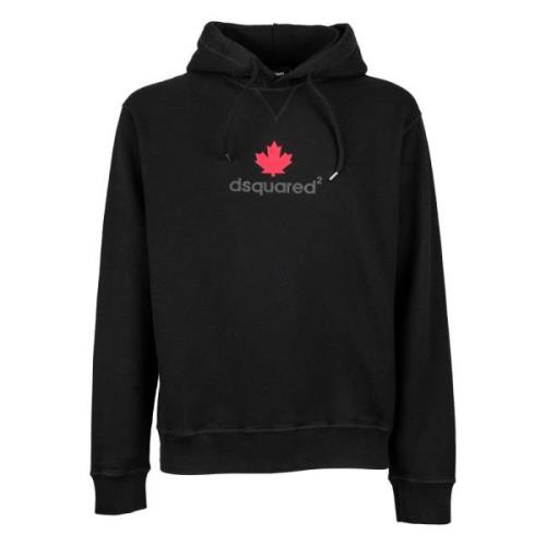 Dsquared2 Hoodie Black, Herr