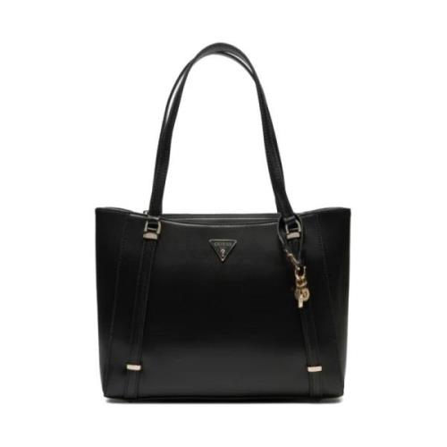 Guess Elite Tote Bag Black, Dam