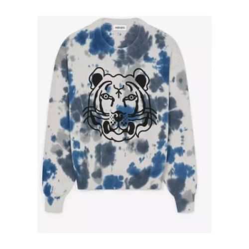 Kenzo Tie-Dye Oversized Sweater Gray, Dam