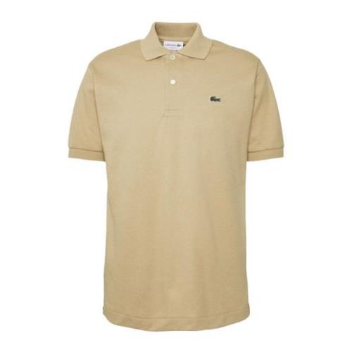 Lacoste Klassisk Bomullspolo Beige, Herr