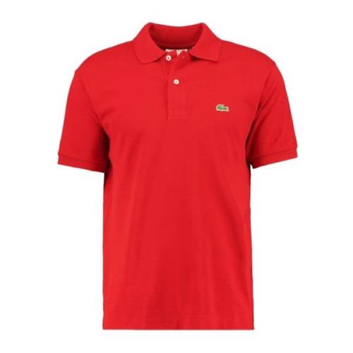 Lacoste Klassisk Bomullspolo - Röd Red, Herr