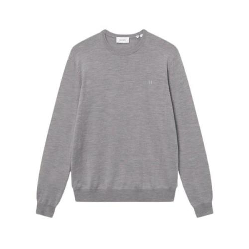 Les Deux Merino Wool Crewneck Sweater Gray, Dam