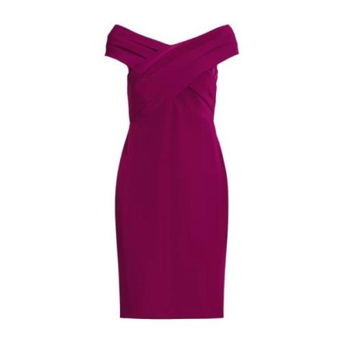 Ralph Lauren Lila midi klänning Purple, Dam