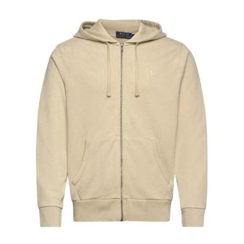 Ralph Lauren Beige hoodie med logotyp Beige, Herr