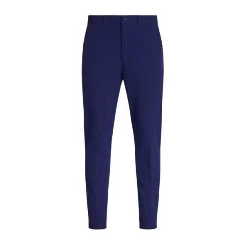 Ralph Lauren Marinblå Slim Fit Performance Byxor Blue, Herr