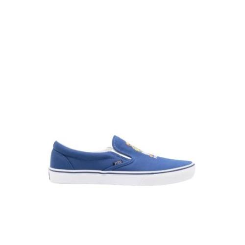 Ralph Lauren Blå slip-on sneakers Keaton Blue, Herr