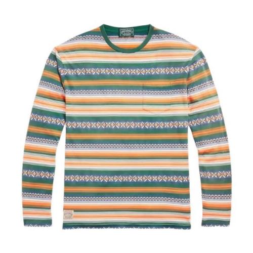 Ralph Lauren Bomull T-shirt med färgglada ränder Multicolor, Herr