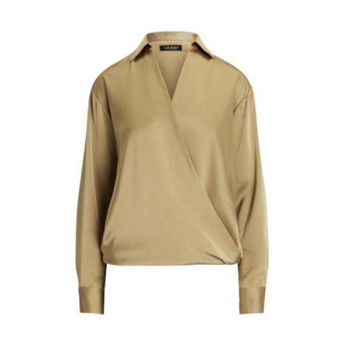 Ralph Lauren Blouse Beige, Dam