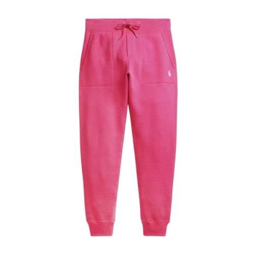 Ralph Lauren Rosa sweatpants med logotyp Pink, Dam