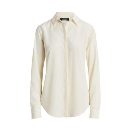 Ralph Lauren Blouse White, Dam