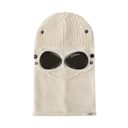 C.p. Company Merino Wool Goggle Balaclava White, Herr