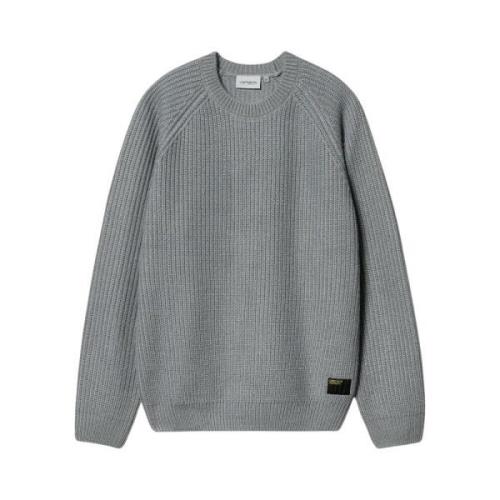 Carhartt Wip Texturerad Raglantröja Gray, Herr