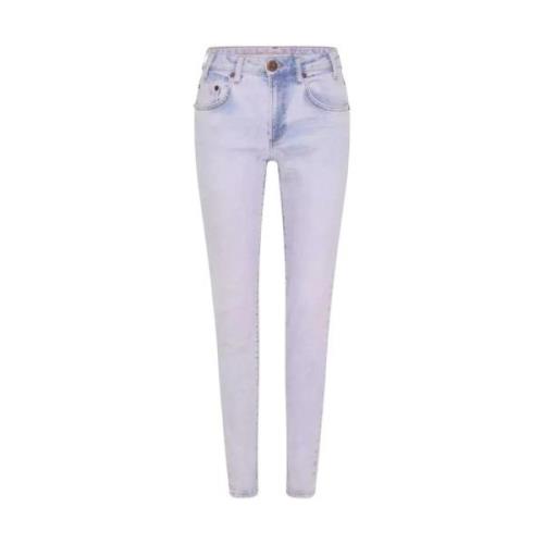 One Teaspoon Hög midja blå skinny jeans Blue, Dam