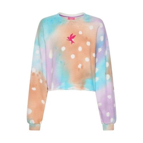 One Teaspoon Pastel Tie Dye Crop Top Multicolor, Dam