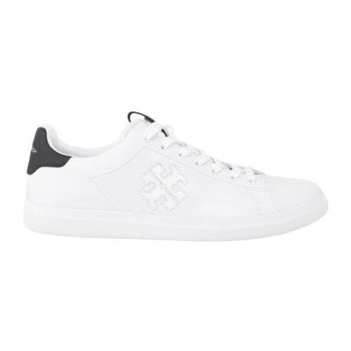 Tory Burch Vita Läder Sneakers Howell Logo White, Dam