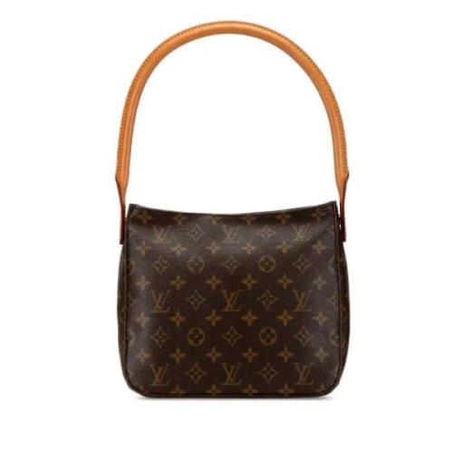 Louis Vuitton Vintage Pre-owned Canvas handvskor Brown, Dam