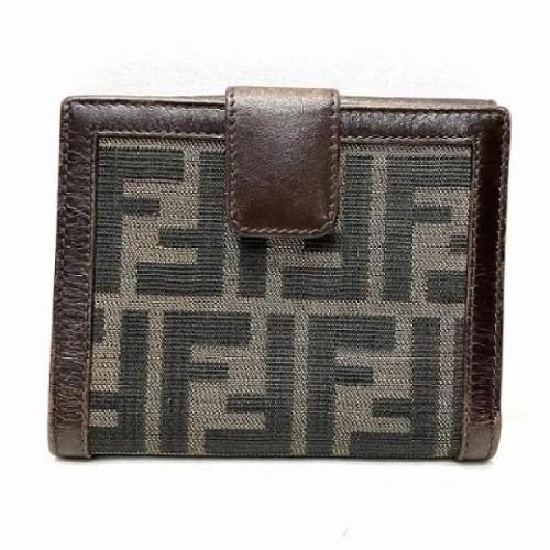 Fendi Vintage Pre-owned Canvas plnbcker Brown, Dam