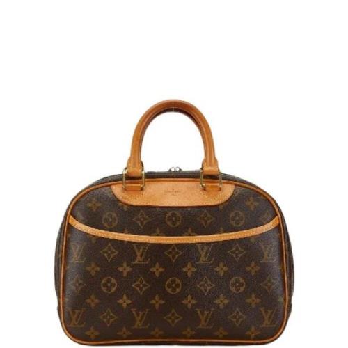 Louis Vuitton Vintage Pre-owned Canvas handvskor Brown, Dam