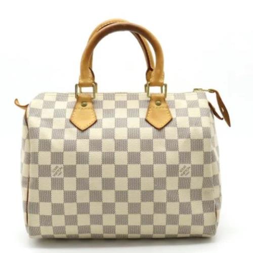 Louis Vuitton Vintage Pre-owned Canvas louis-vuitton-vskor White, Dam