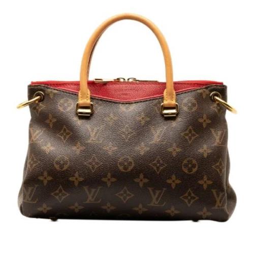 Louis Vuitton Vintage Pre-owned Canvas handvskor Brown, Dam