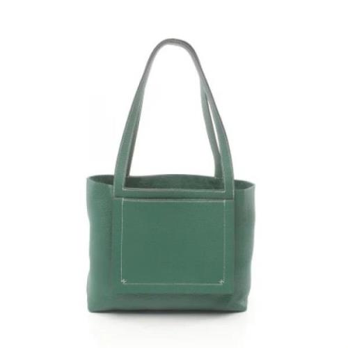 Hermès Vintage Pre-owned Laeder totevskor Green, Dam