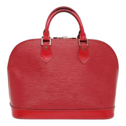 Louis Vuitton Vintage Pre-owned Laeder handvskor Red, Dam