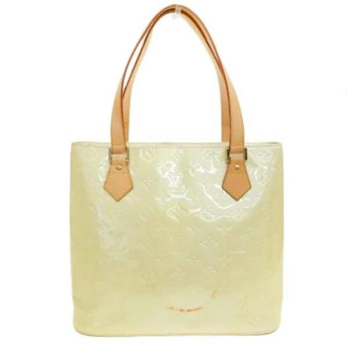 Louis Vuitton Vintage Pre-owned Laeder totevskor Yellow, Dam