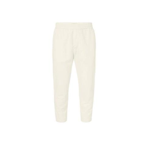 Paolo Pecora Leather Trousers White, Herr