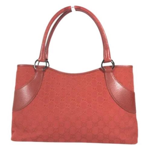 Gucci Vintage Pre-owned Canvas gucci-vskor Red, Dam