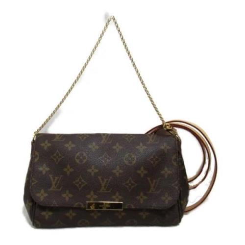 Louis Vuitton Vintage Pre-owned Canvas handvskor Brown, Dam